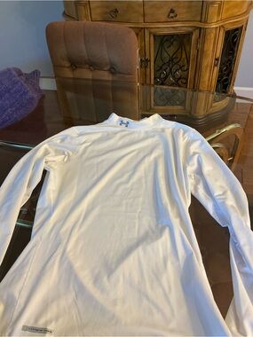 Under Armour White ColdGear Long Sleeve Base Layer